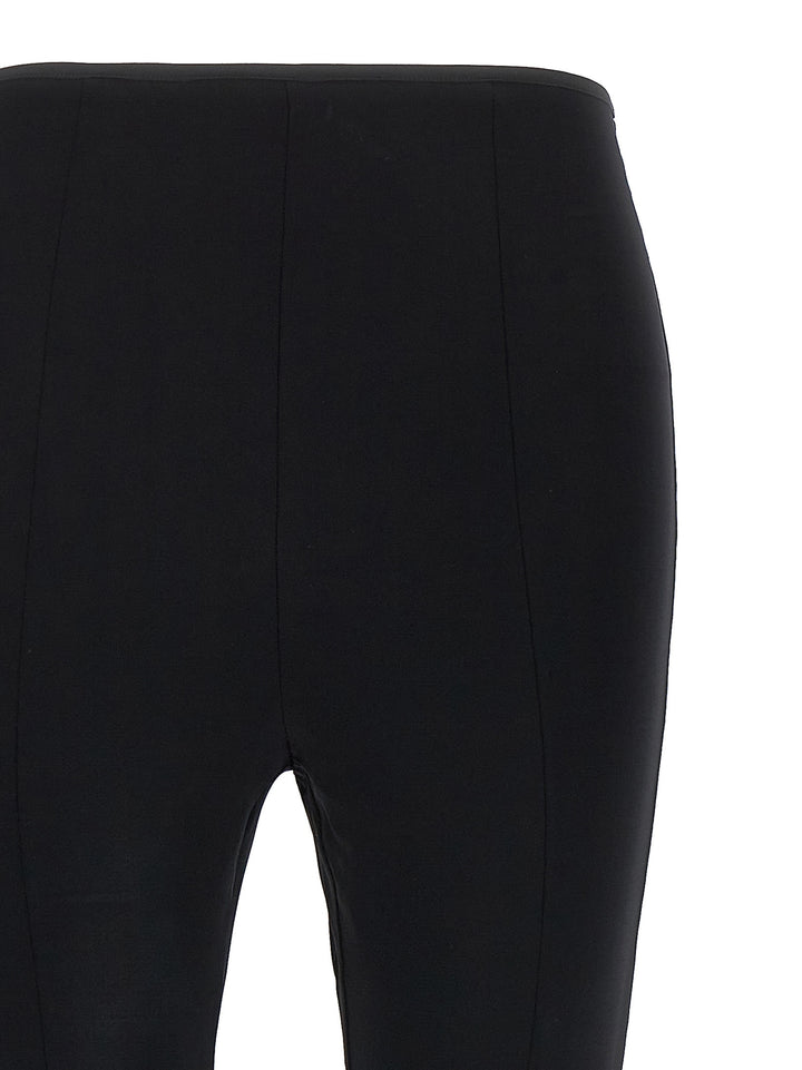 Sheer Stretch Leggings Black