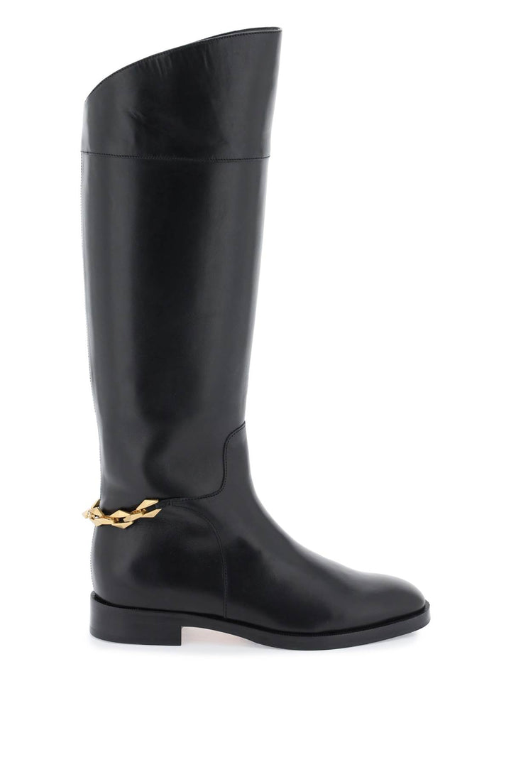 Nell Boots With Chain - Jimmy Choo - Women