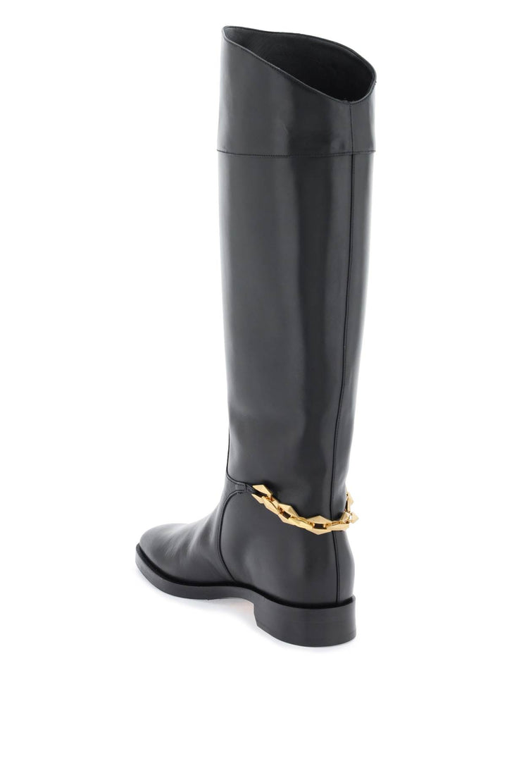 Nell Boots With Chain - Jimmy Choo - Women