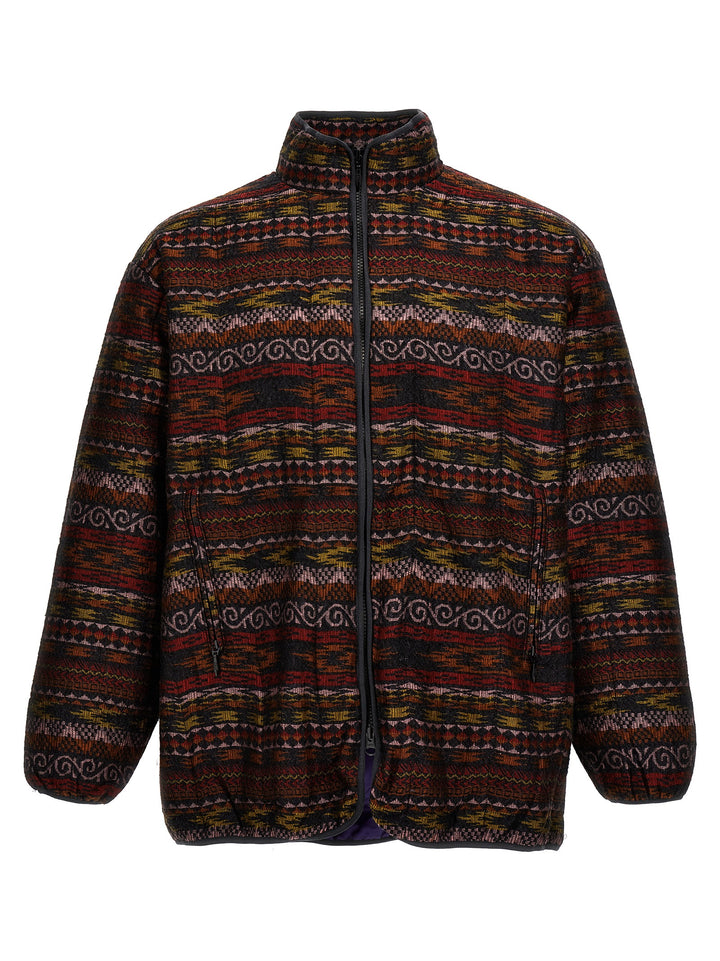 Jacquard Jacket Casual Jackets, Parka Multicolor