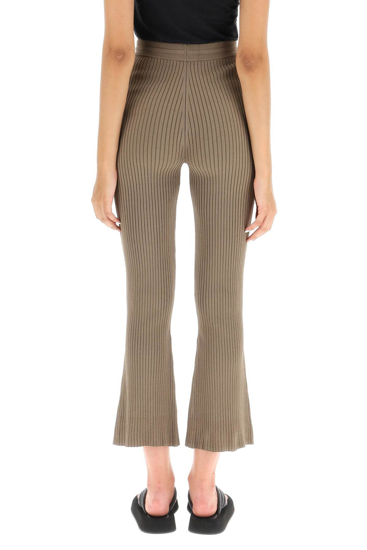 'Lykke' Rib Knit Pants - Nanushka - Women