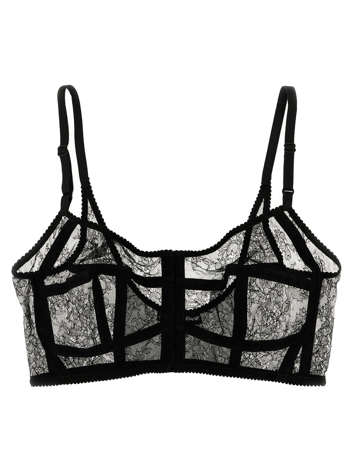 Lace Bra Underwear, Body Black