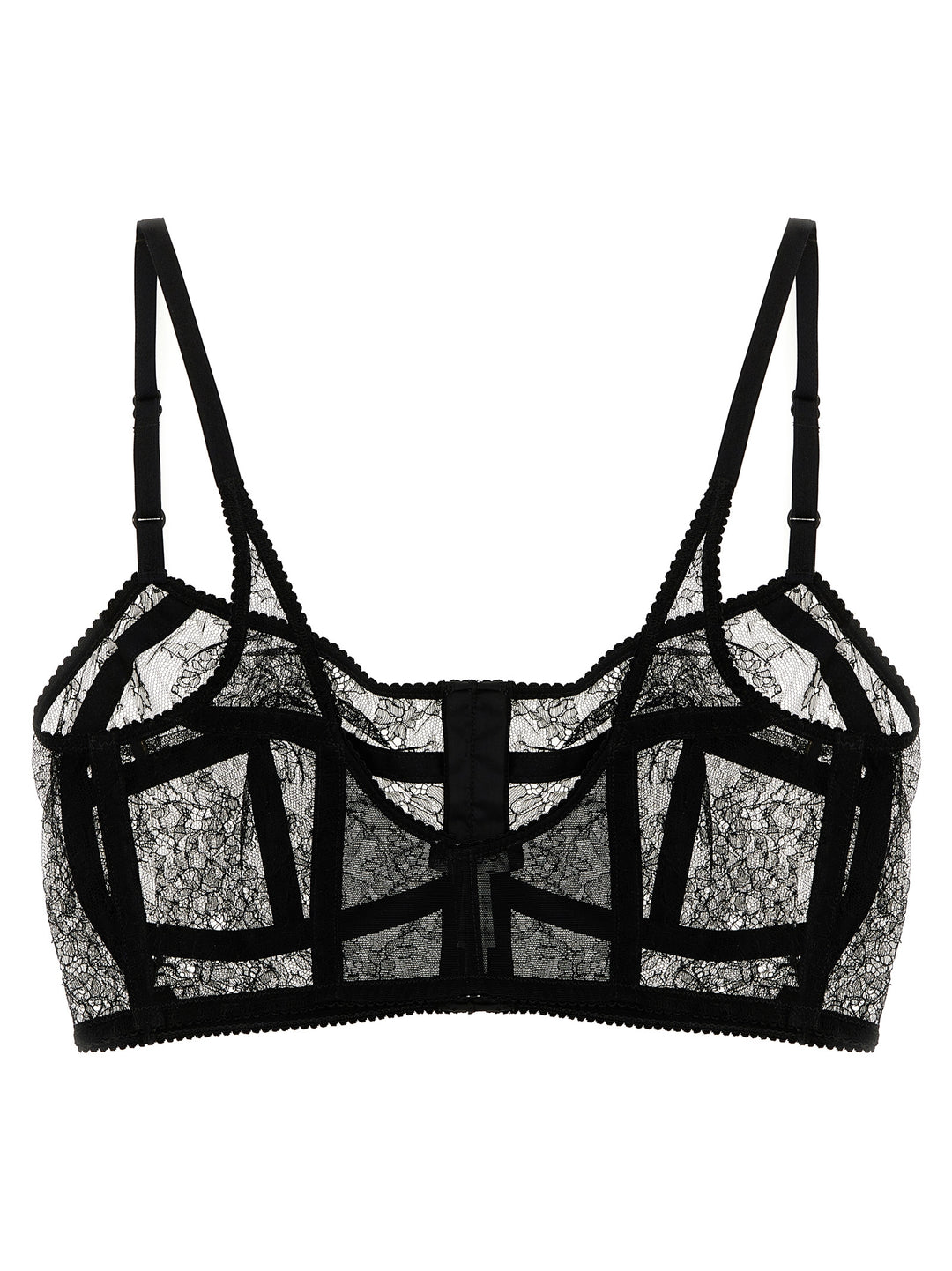 Lace Bra Underwear, Body Black