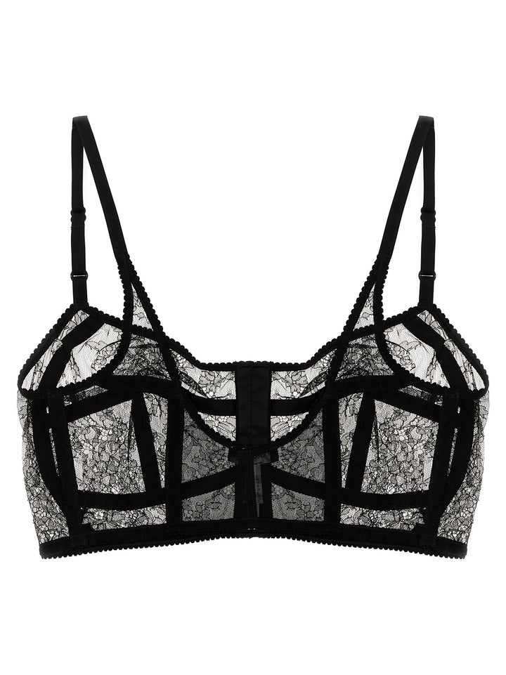 Lace Bra Underwear, Body Black