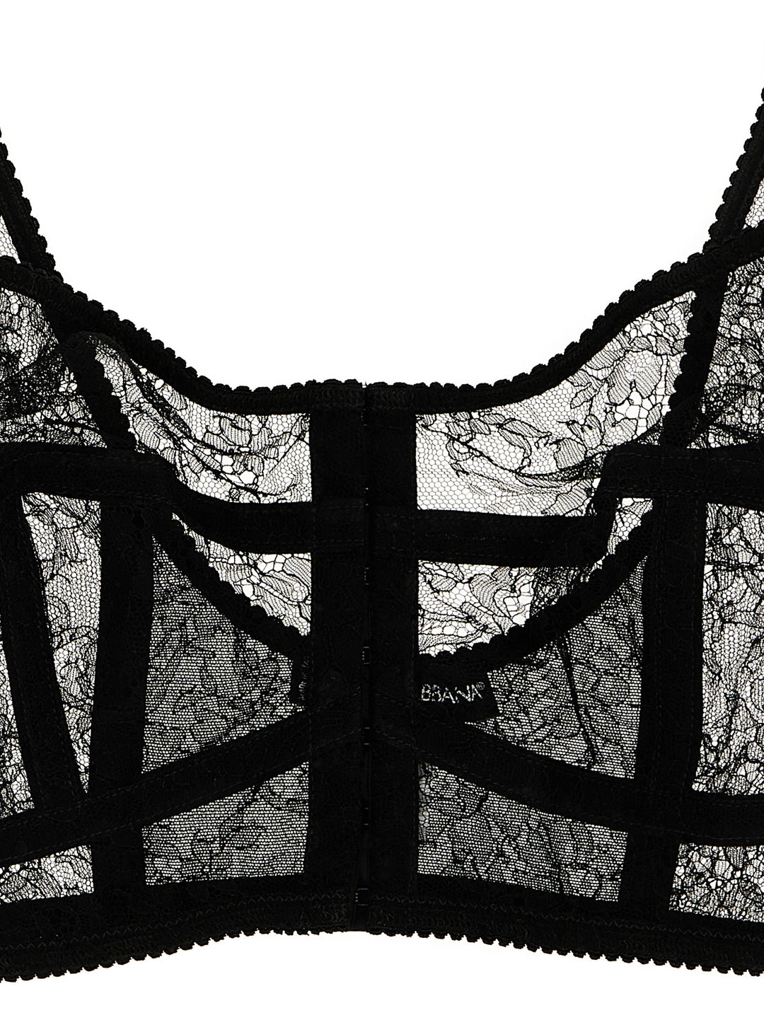 Lace Bra Underwear, Body Black