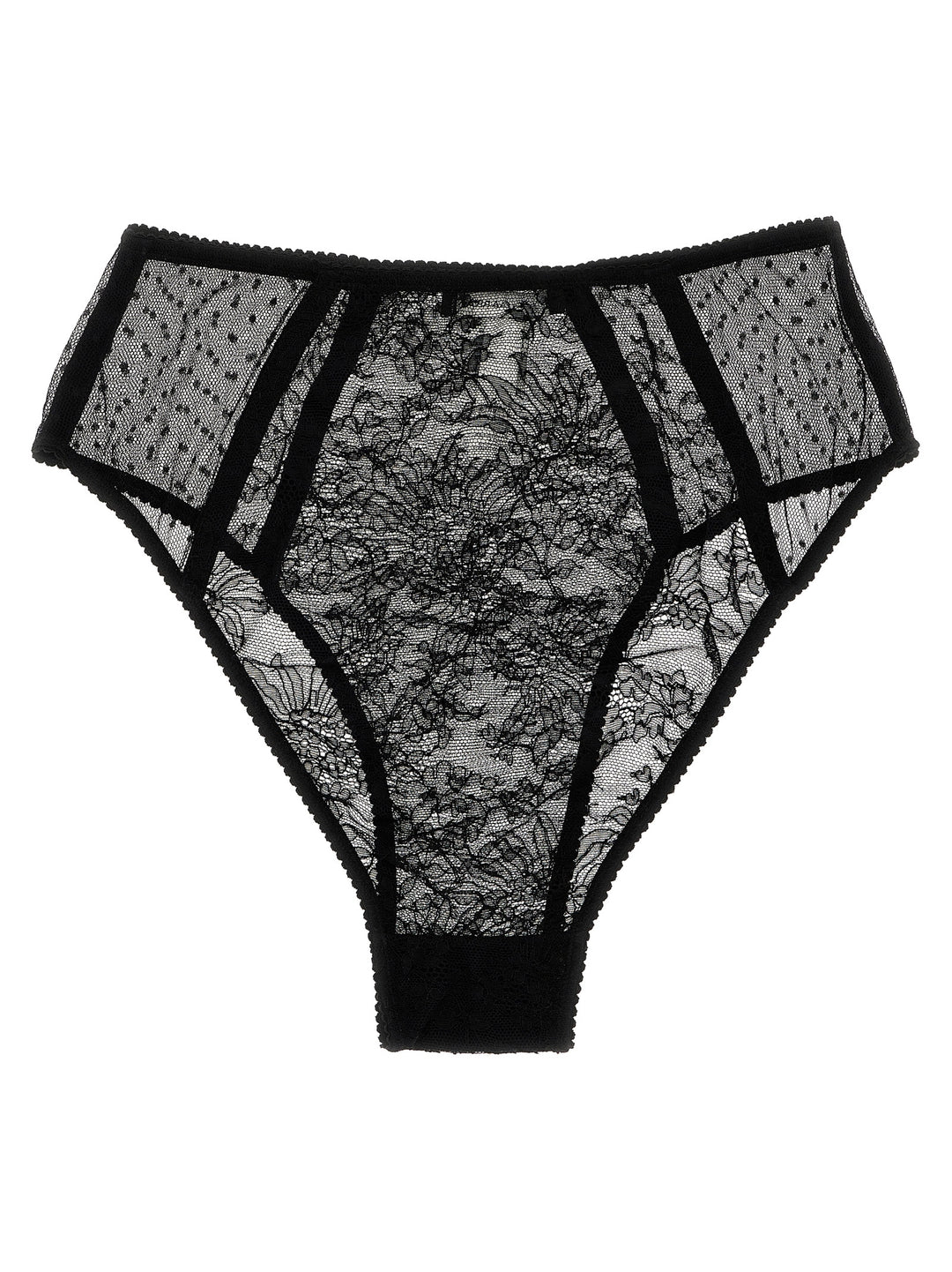 Lace Briefs Underwear, Body Black