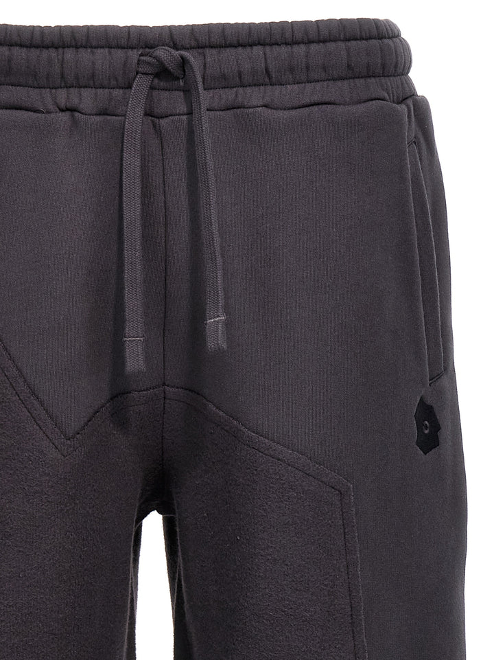 Thought Bubble Panelled Pants Gray