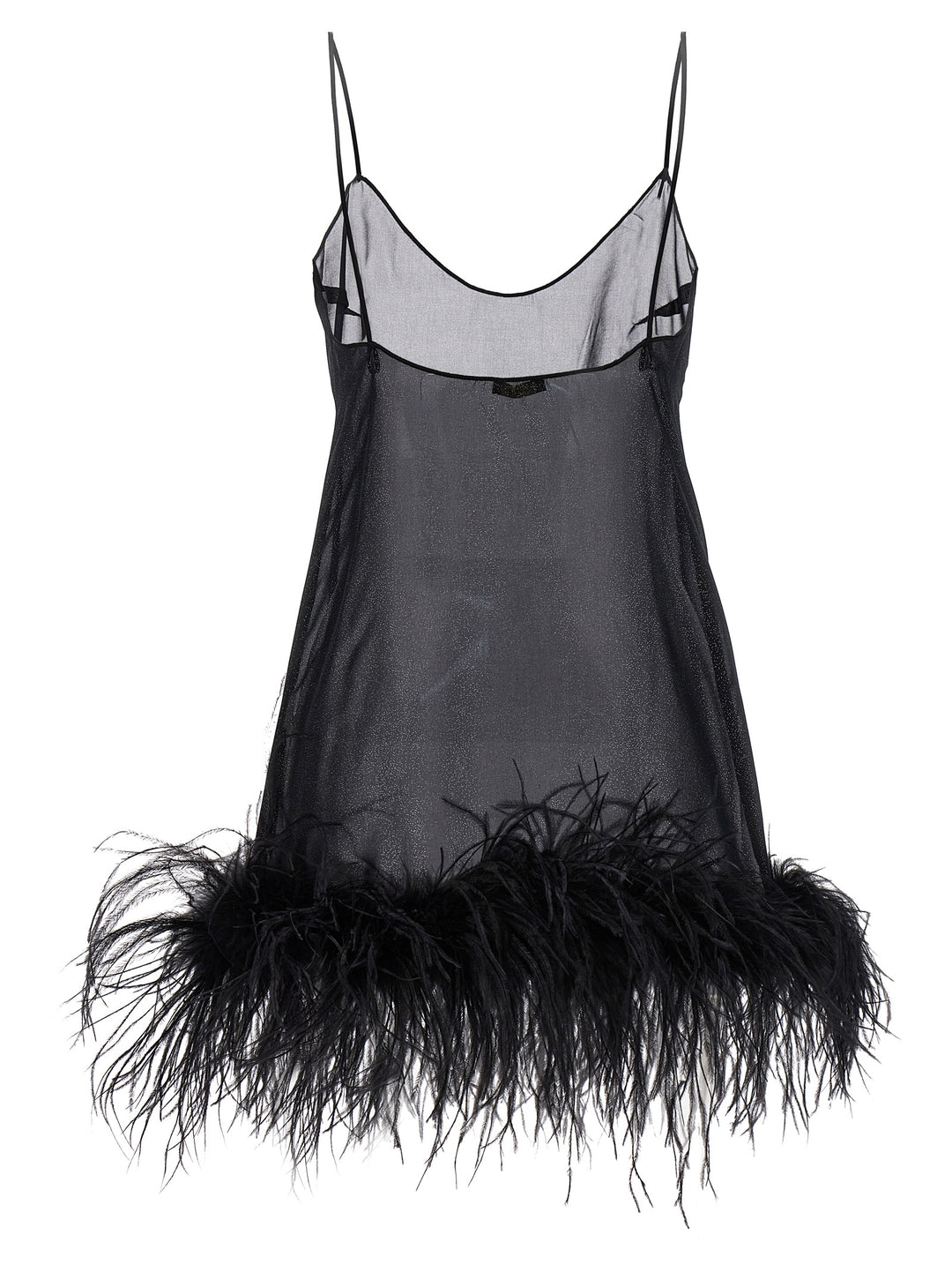 Plumage Babydoll Dresses Black