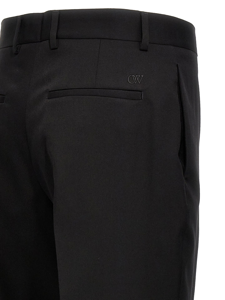 Ow Embroidery Pants Black