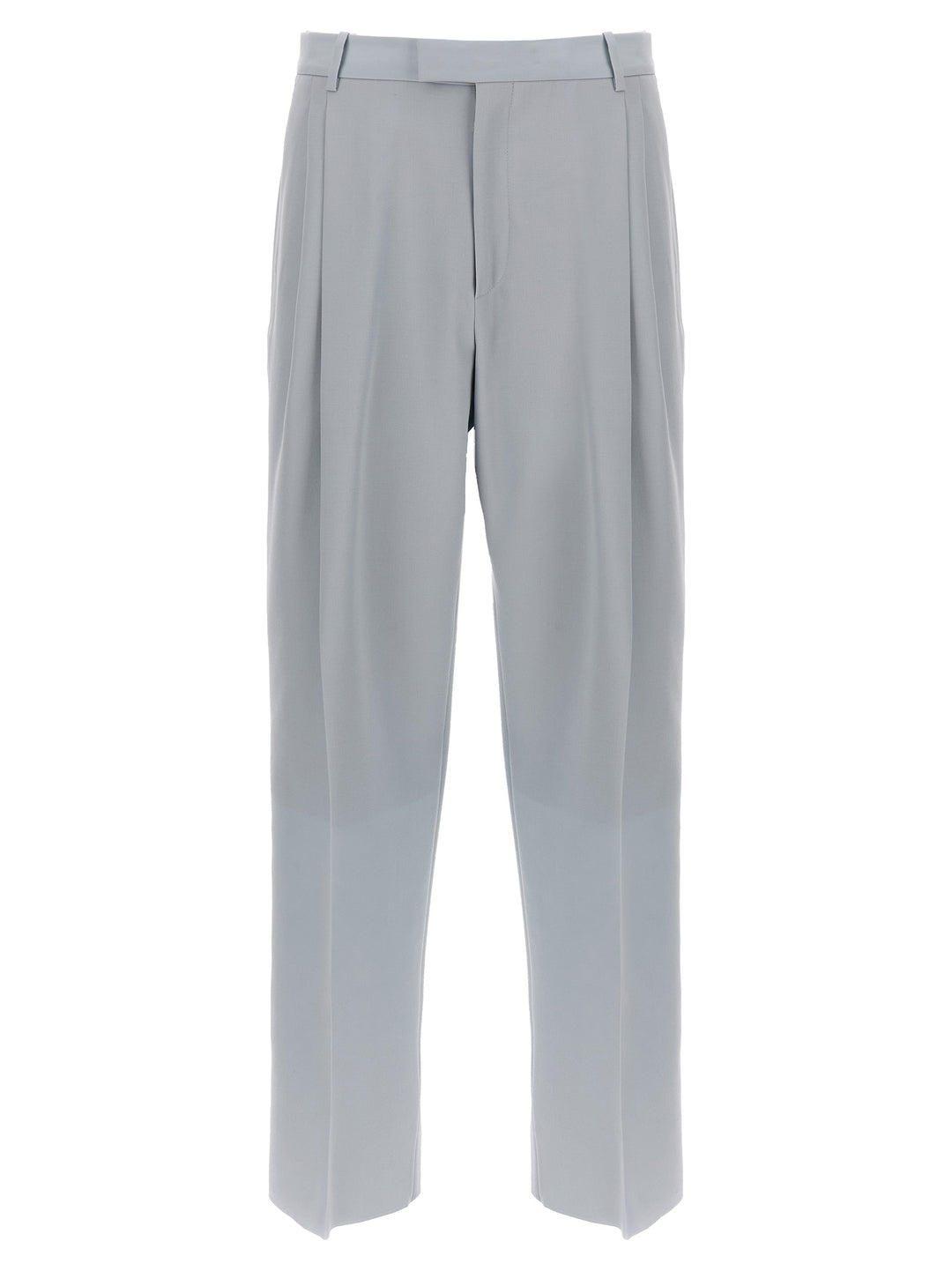 Ow Emb Drywo Smoking Pants Light Blue