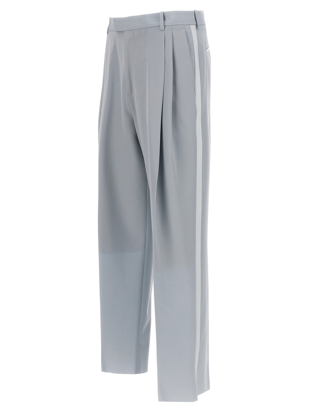 Ow Emb Drywo Smoking Pants Light Blue