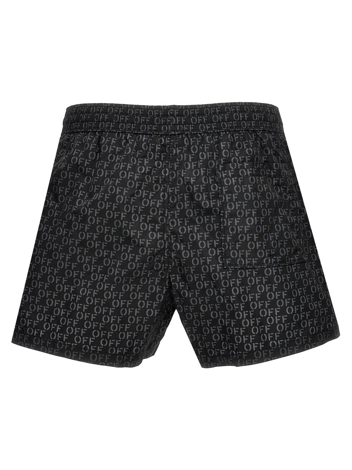 Off Stamp Beachwear Black