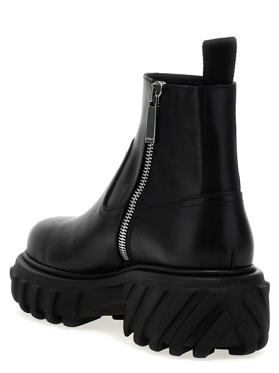 Tractor Motor Boots, Ankle Boots Black