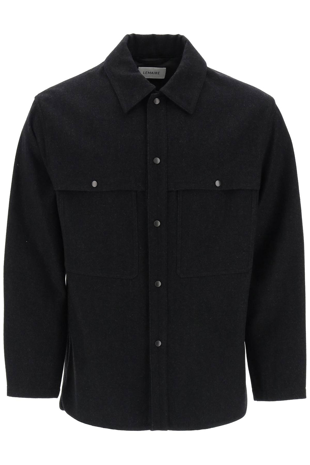 Wool And Cotton Overshirt - Lemaire - Men