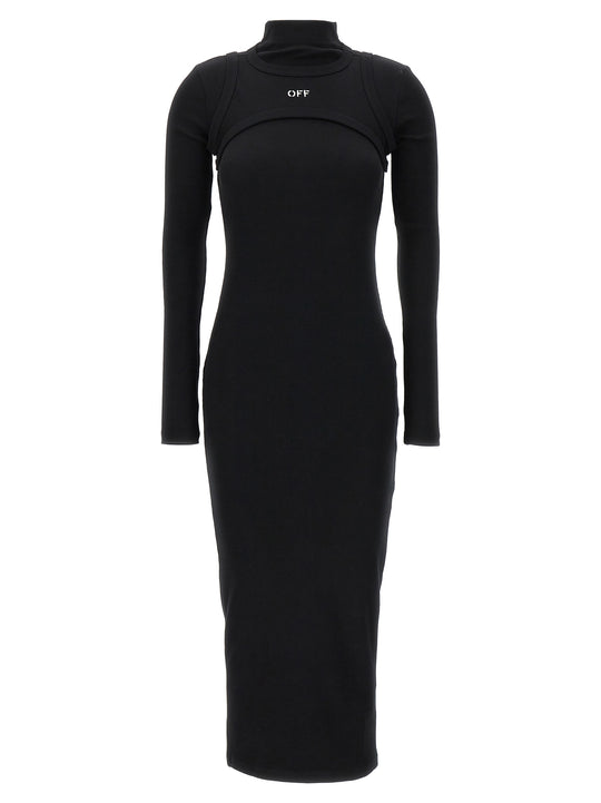 Off Stamp Dresses Black