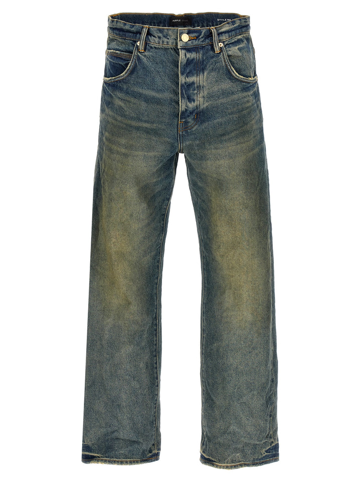 Relaxed Vintage Dirty Jeans Blue