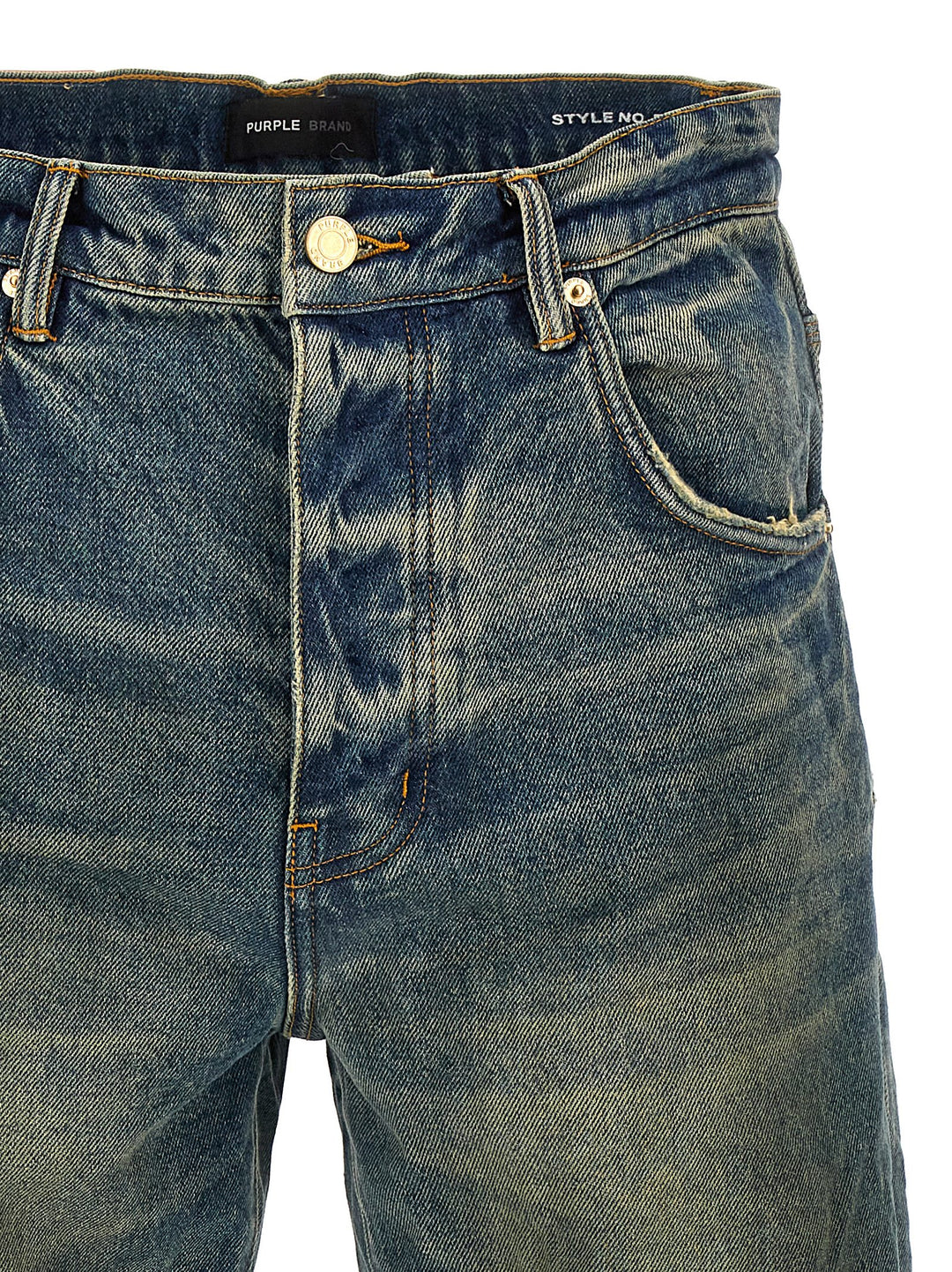 Relaxed Vintage Dirty Jeans Blue