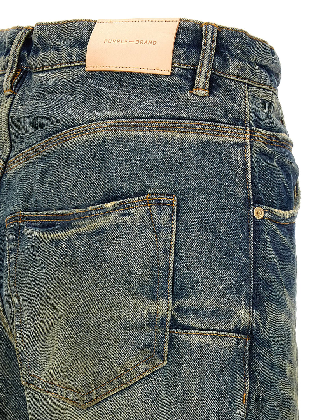 Relaxed Vintage Dirty Jeans Blue