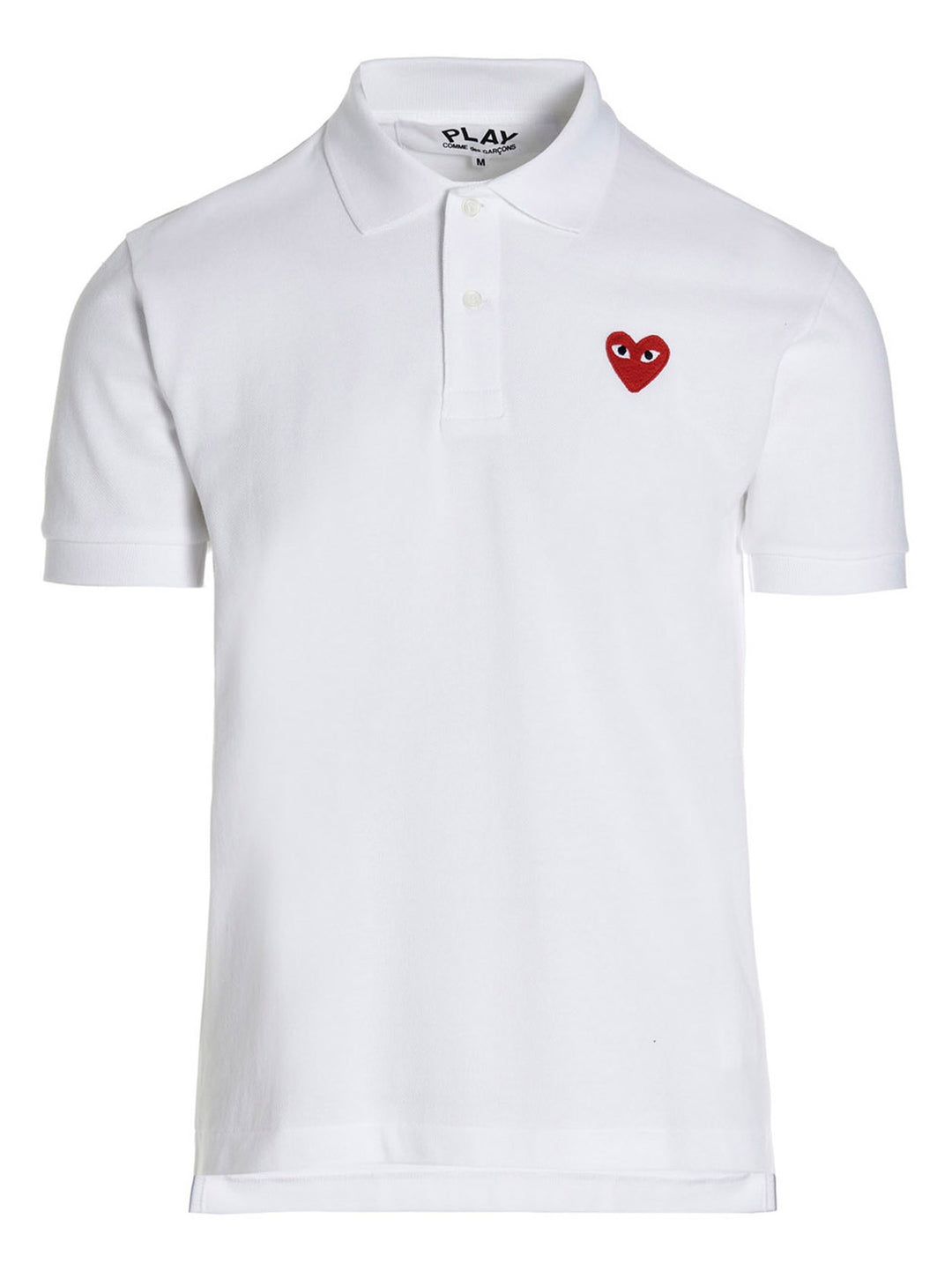 Logo Patch  Shirt Polo White