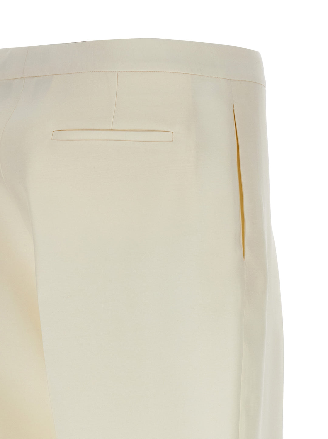 Tailored Trousers Pants White