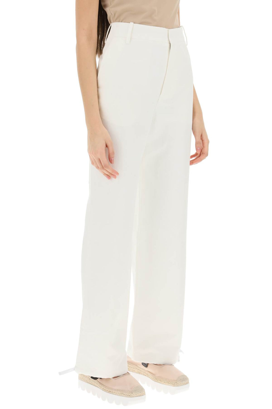 Technical Linen Utility Pants - Marni - Women