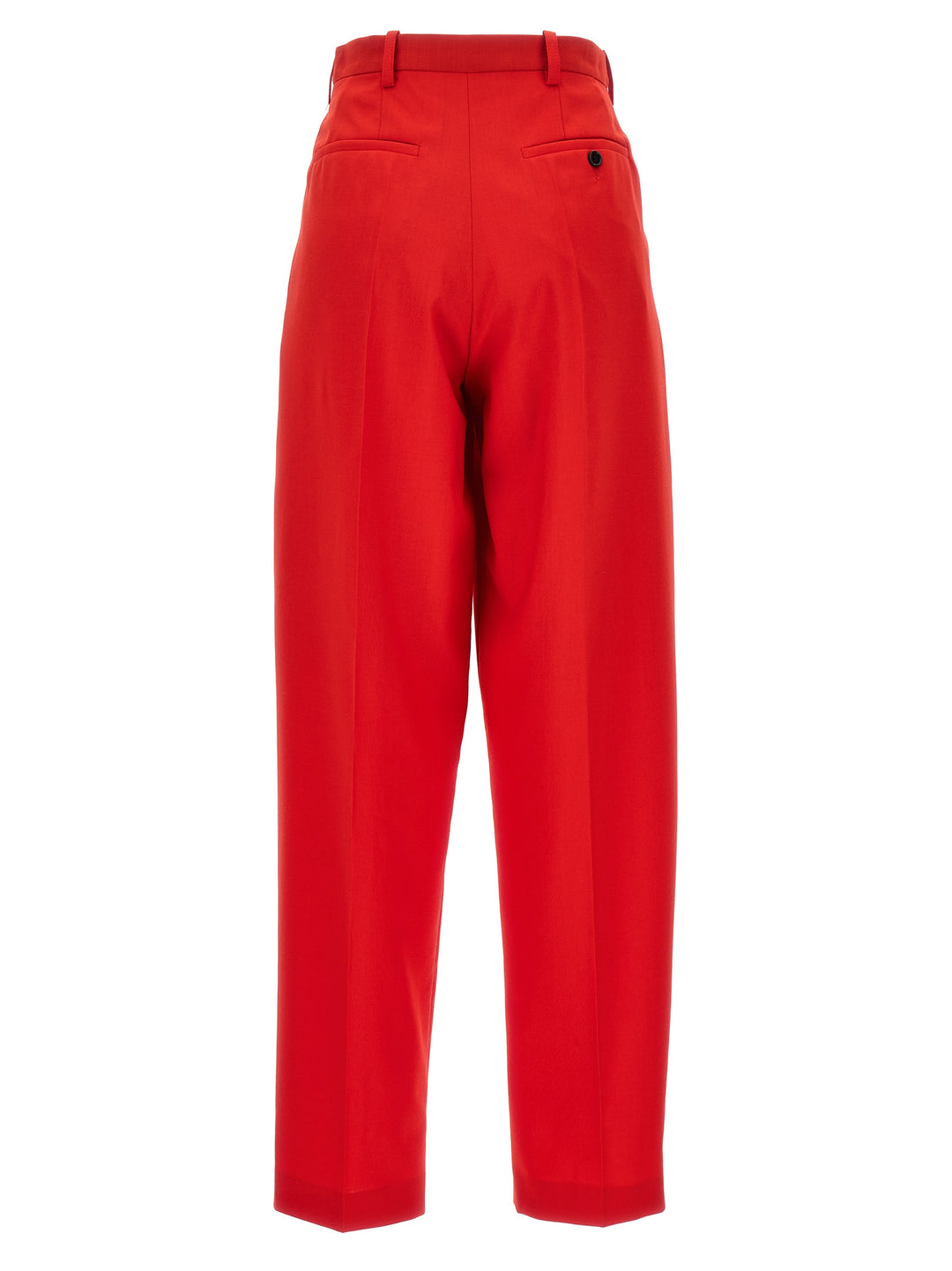 Front Pleat Pants Red