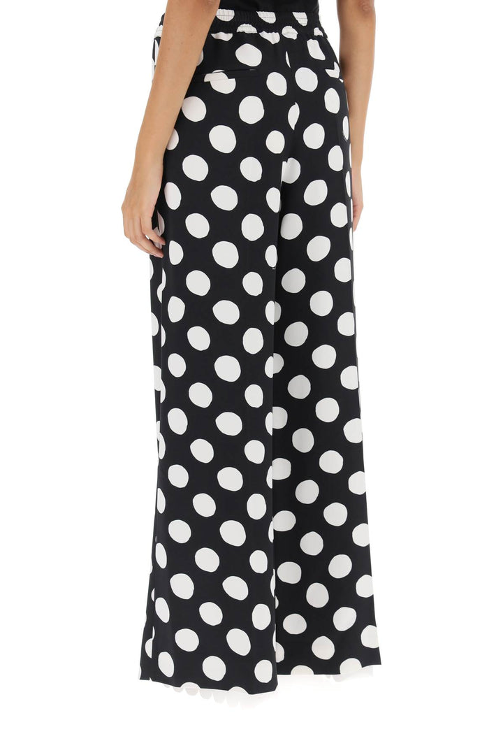 Polka Dot Wide Leg Pants - Marni - Women