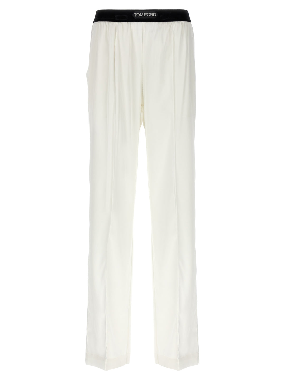 Satin Pants White