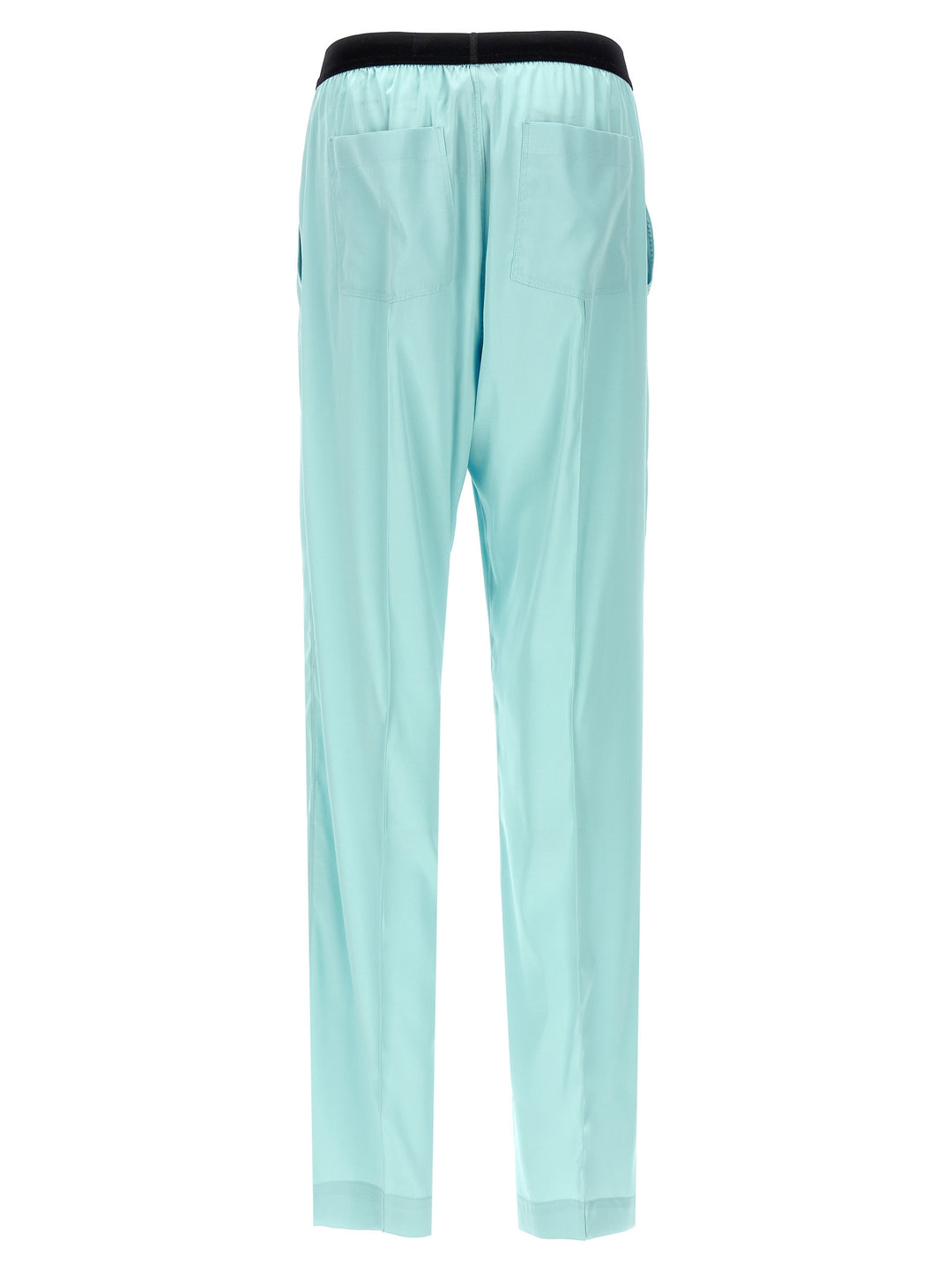 Satin Pants Light Blue