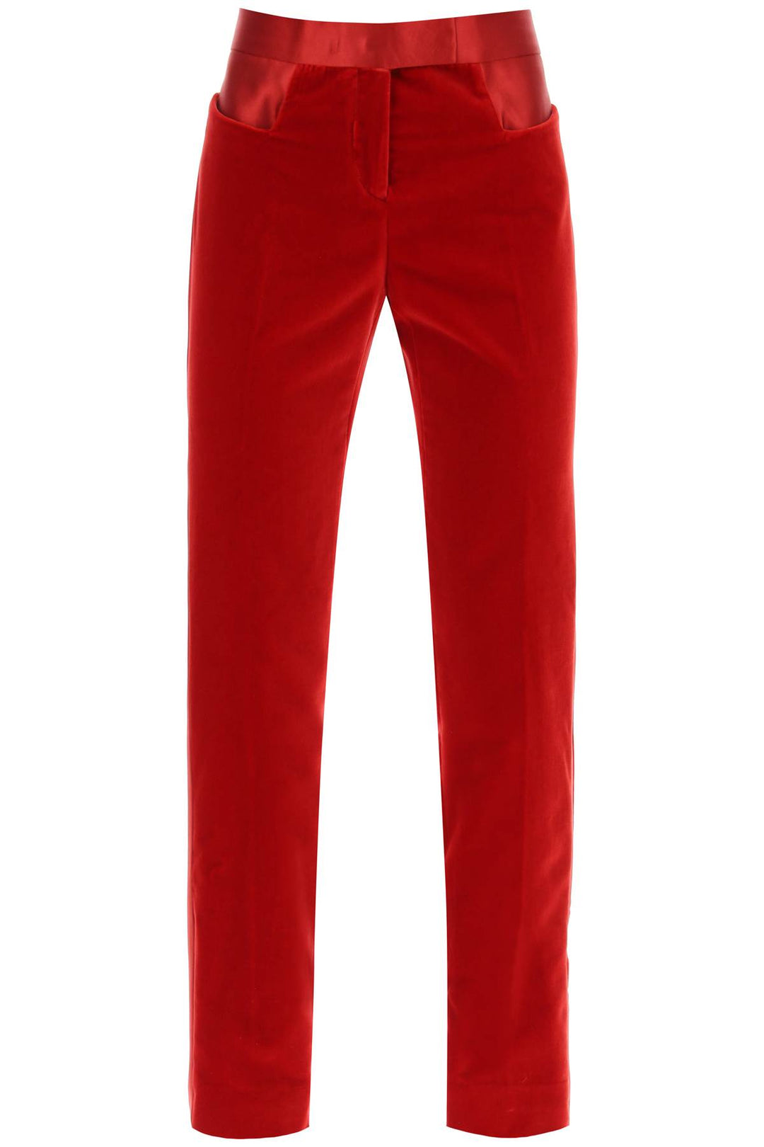 Velvet Pants With Satin Bands - Tom Ford - Women