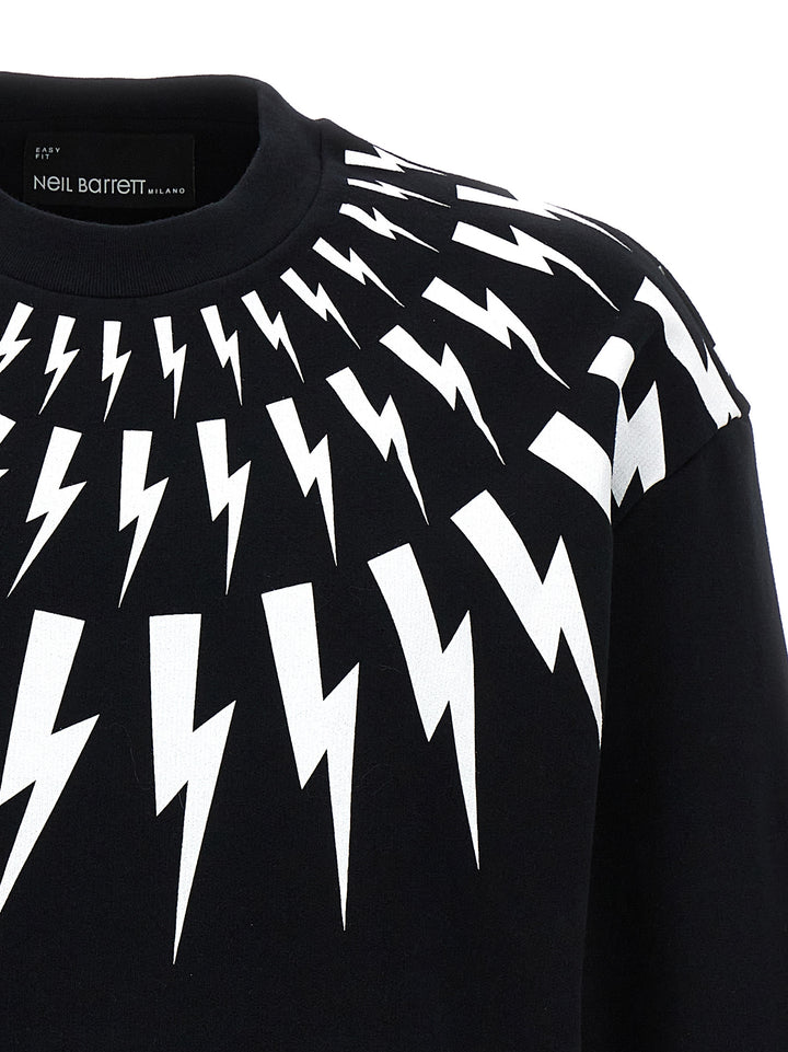 Thunderbolt Sweatshirt White/Black