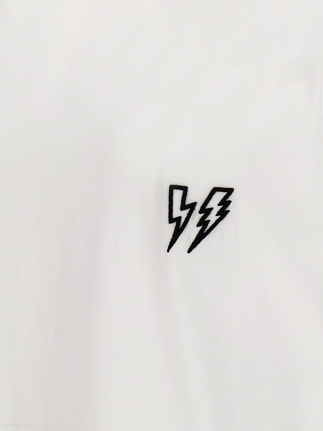 Logo Embroidery T-Shirt White/Black