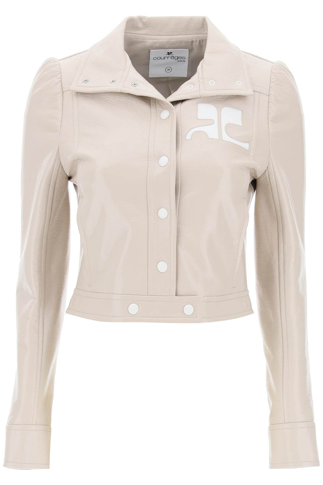 Re Edition Jacket In Coated Cotton - Courreges - Women