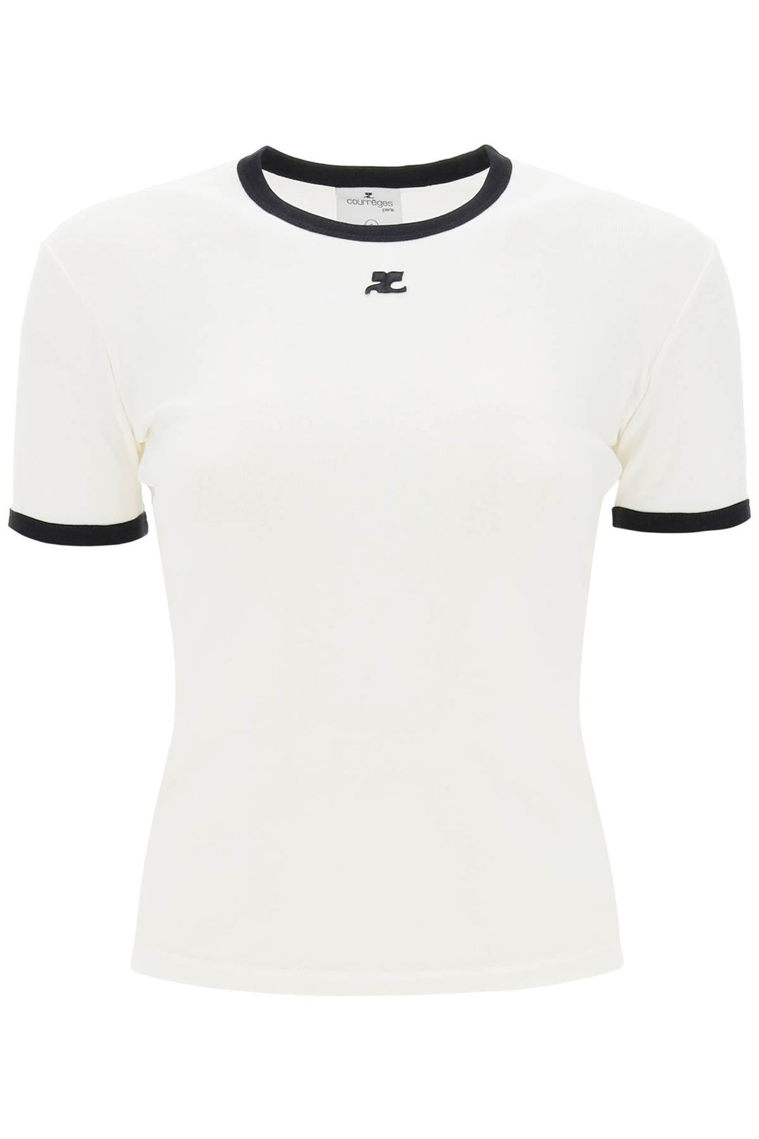 Re Edition T Shirt With Contrast Trims - Courreges - Women