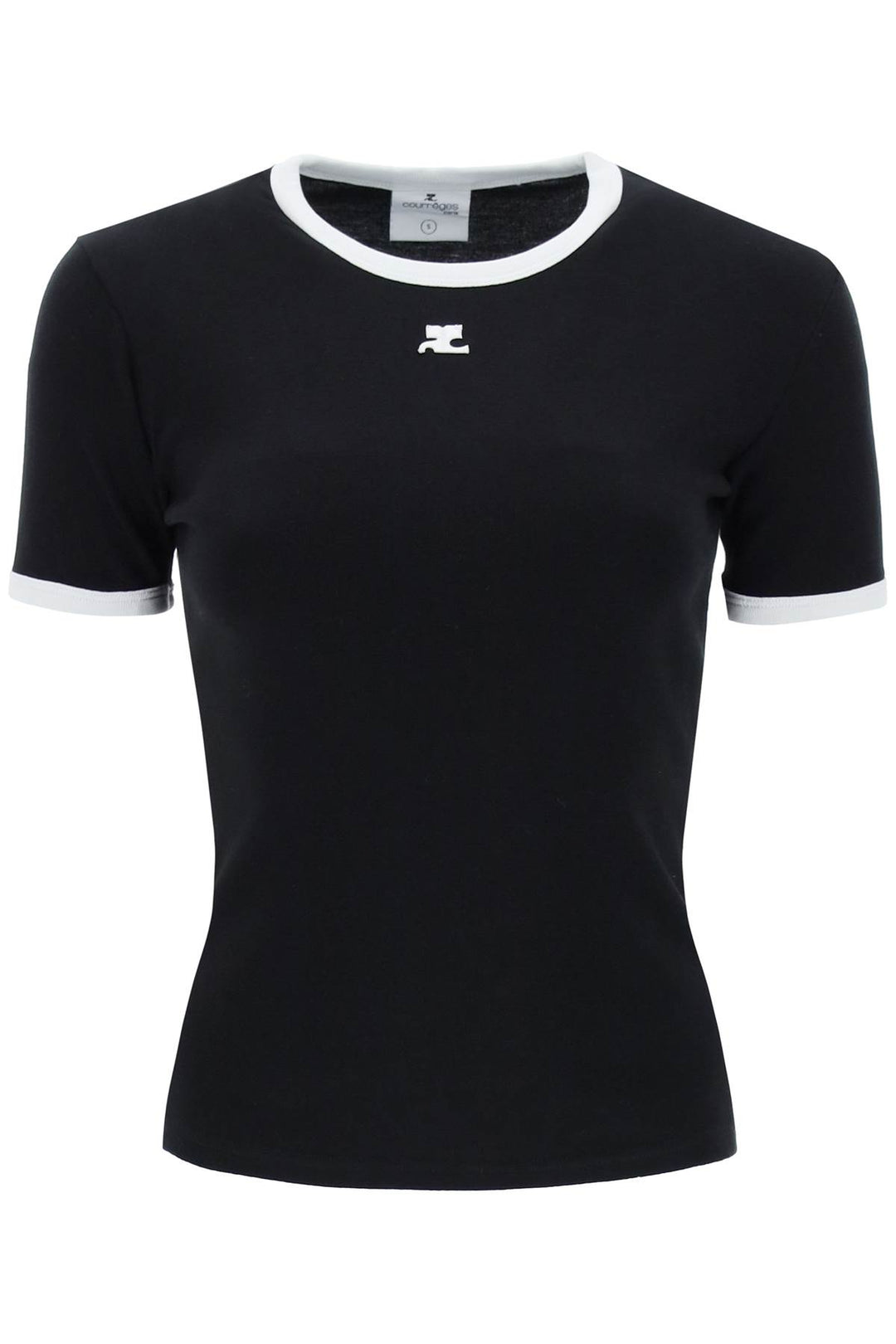 Re Edition T Shirt With Contrast Trims - Courreges - Women