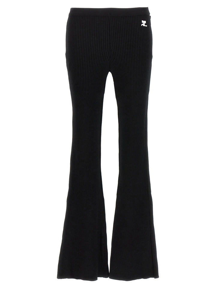 Reedition Rib Knit Pants Black