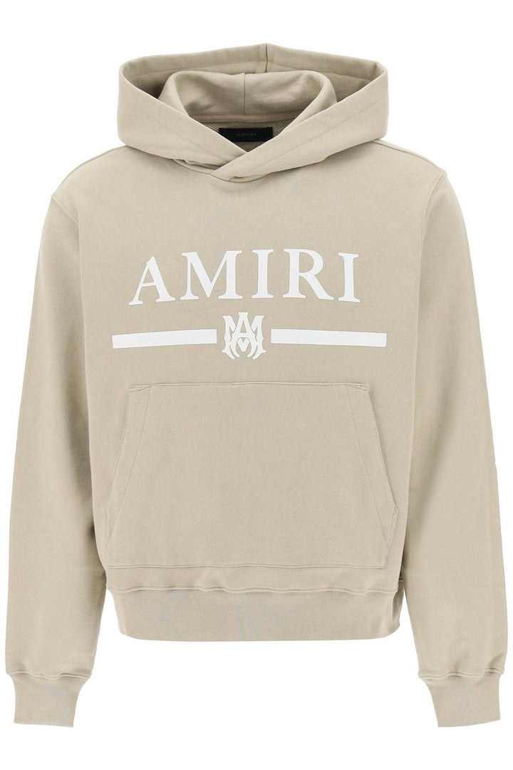 Hoodie With Rubberized Logo Print - Amiri - Women