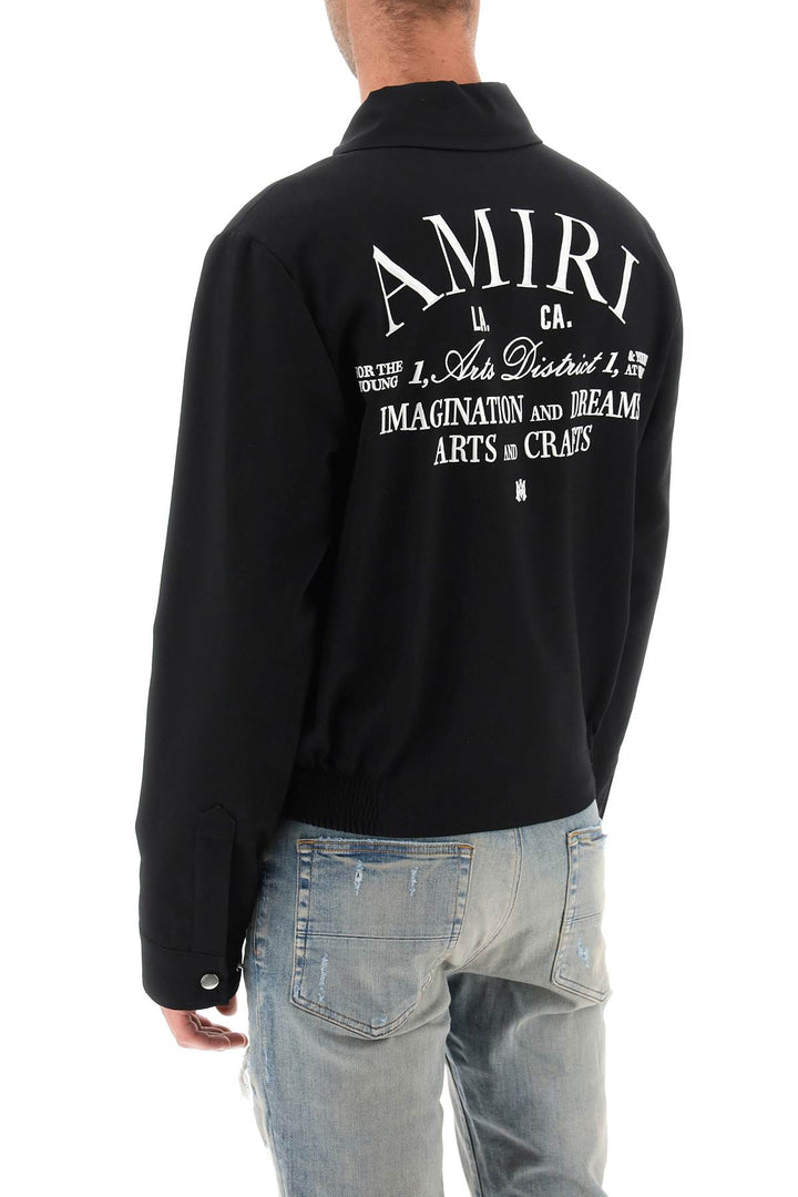 Blouson Jacket With Arts District Embroidery - Amiri - Men