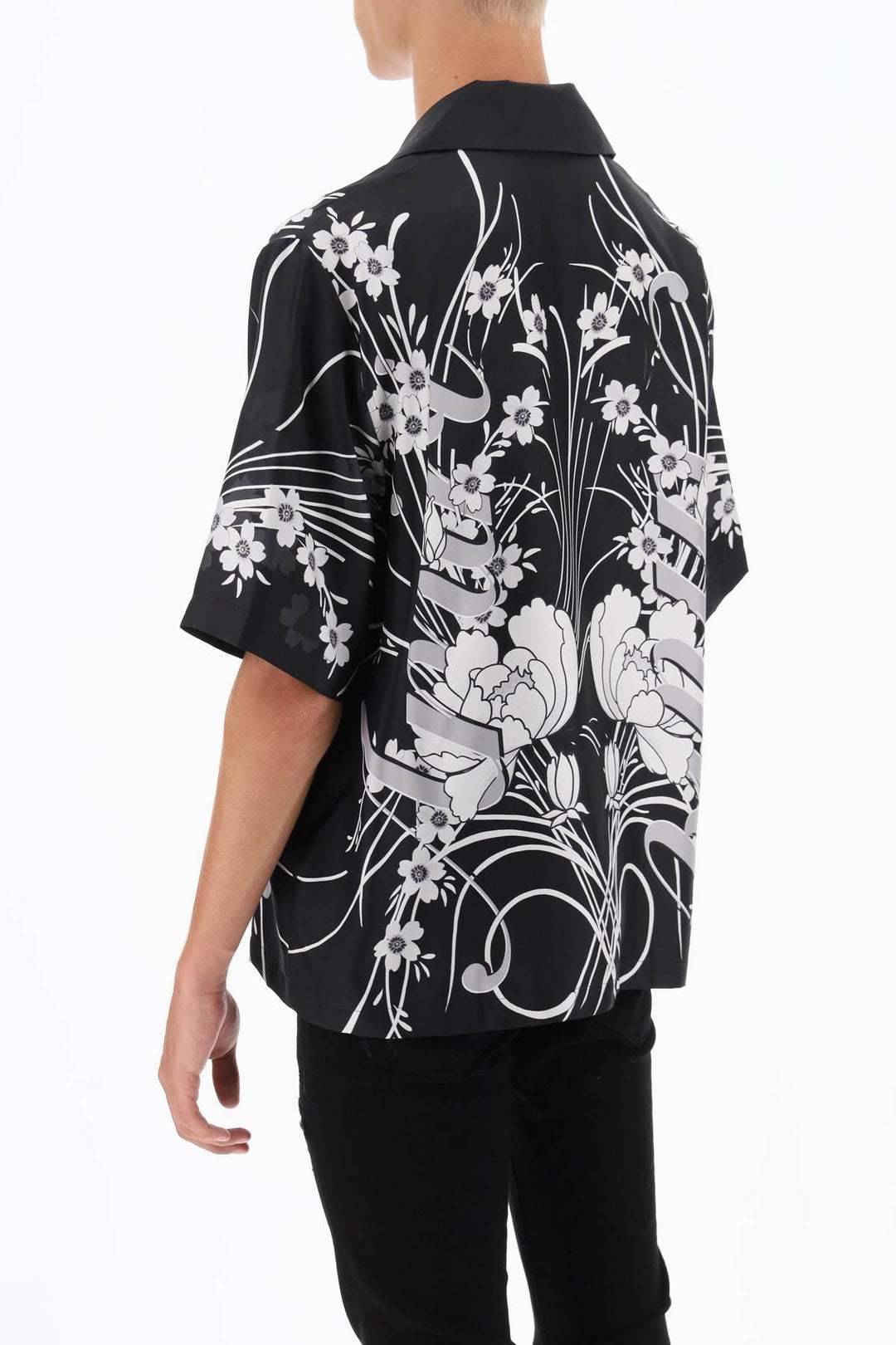 Bowling Shirt With Floral Motif - Amiri - Men