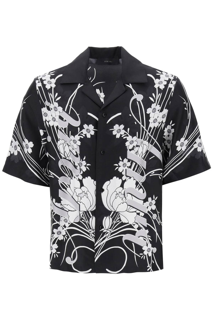 Bowling Shirt With Floral Motif - Amiri - Men