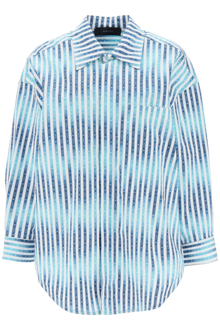 Oversized Striped Shirt - Amiri - Women