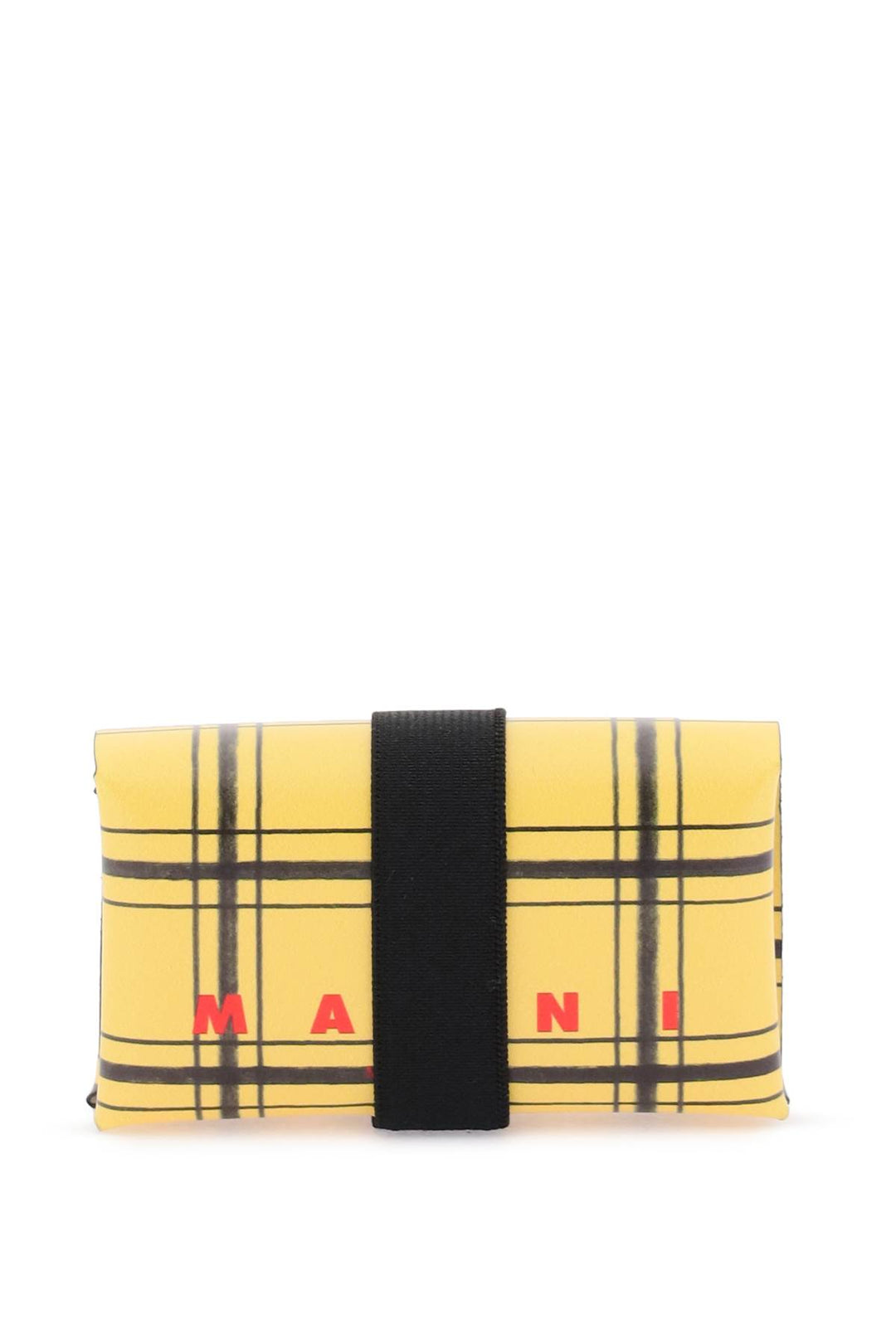 Trifold Wallet With Elastic Closure - Marni - Men