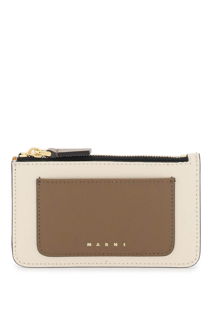 Tricolor Zippered Cardholder - Marni - Women