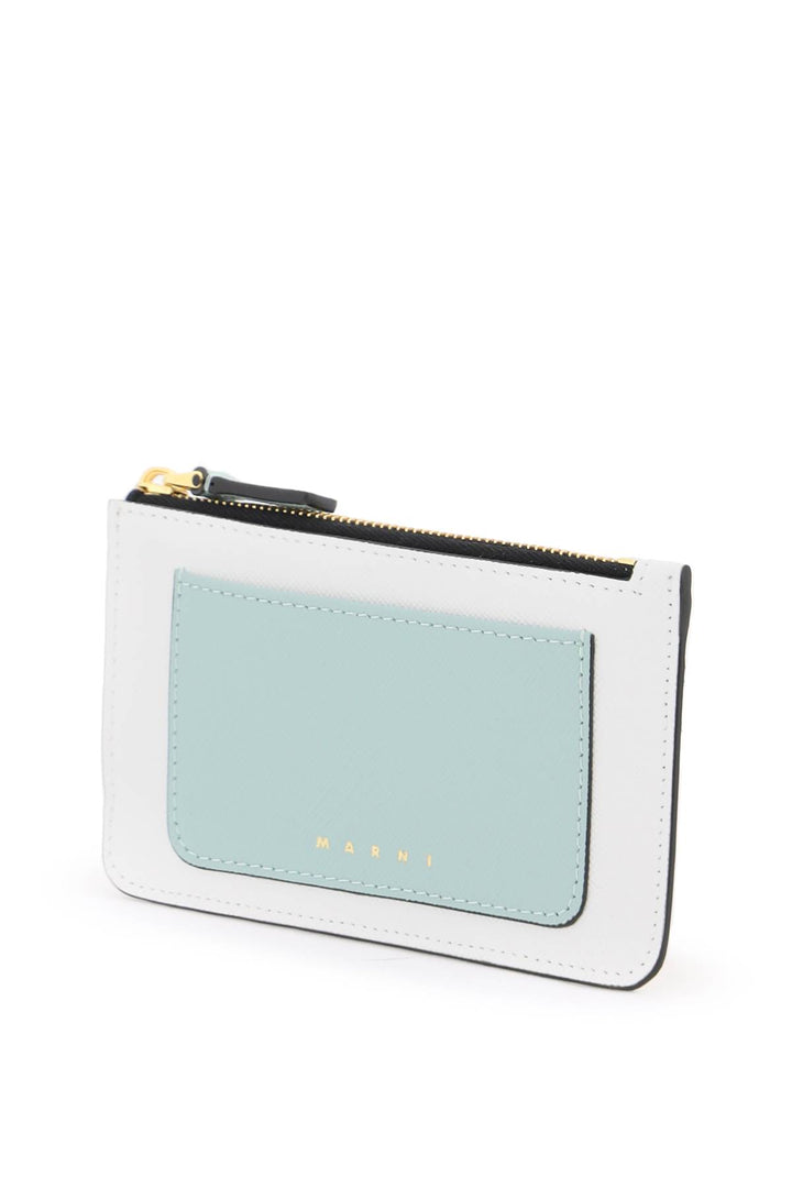 Tricolor Zippered Cardholder - Marni - Women