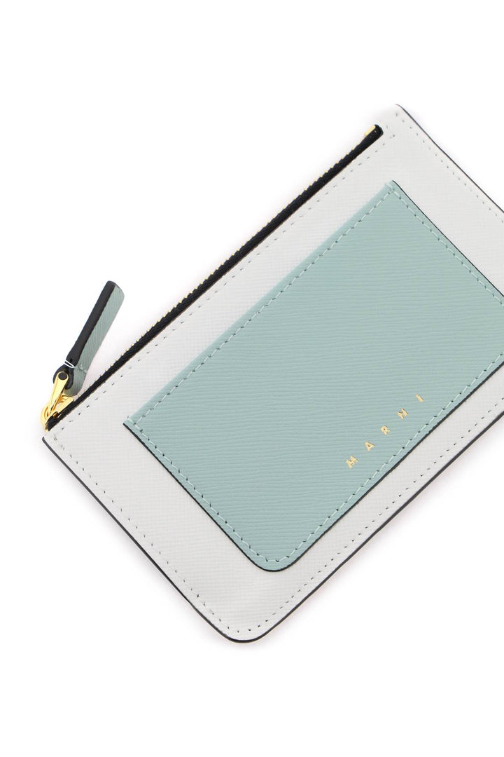 Tricolor Zippered Cardholder - Marni - Women