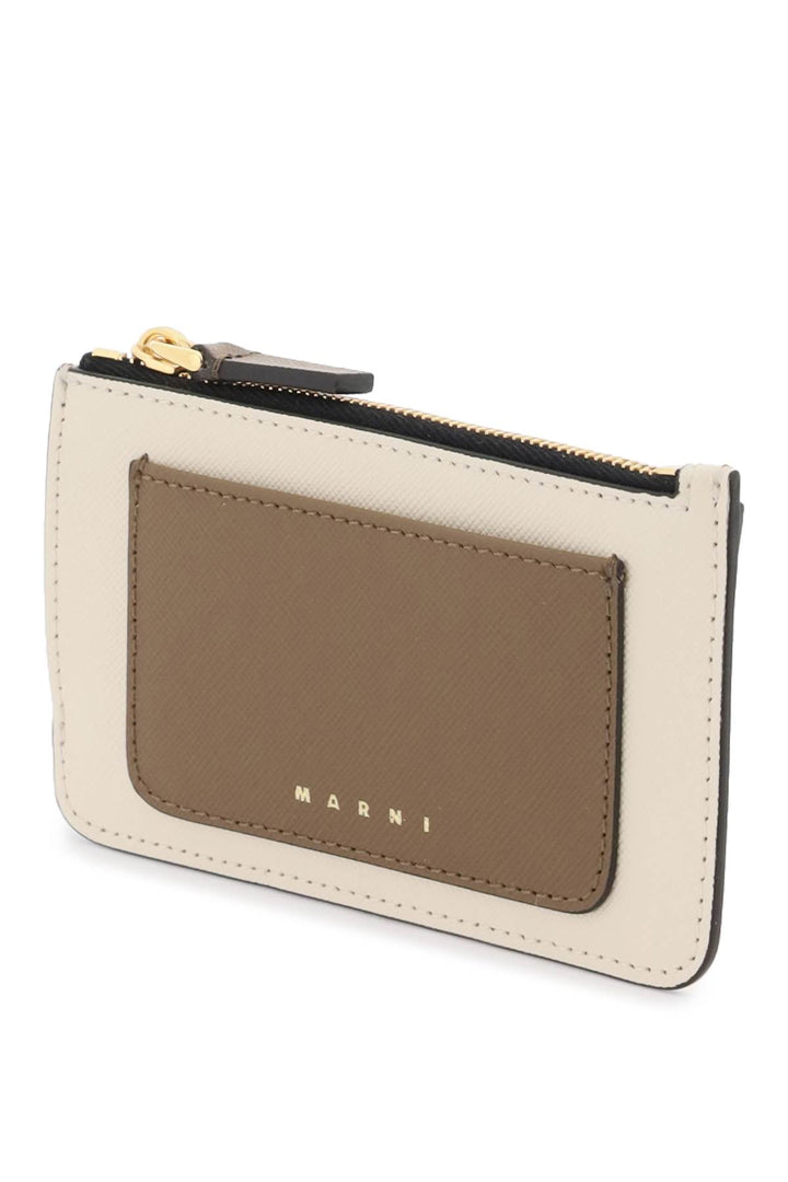 Tricolor Zippered Cardholder - Marni - Women