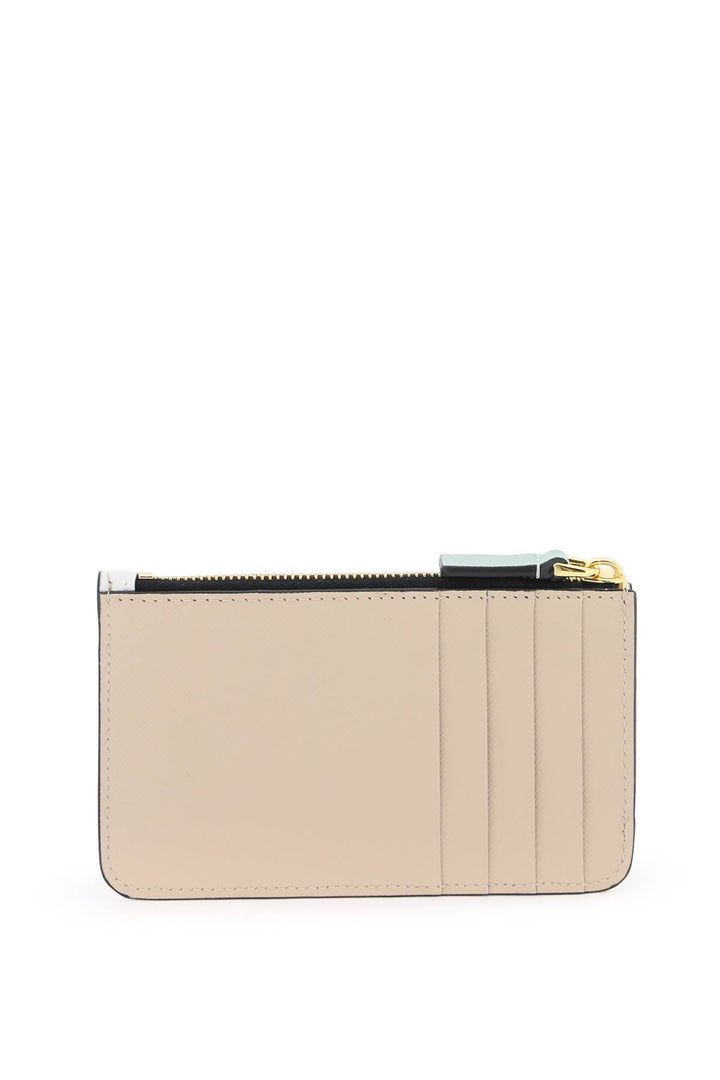 Tricolor Zippered Cardholder - Marni - Women