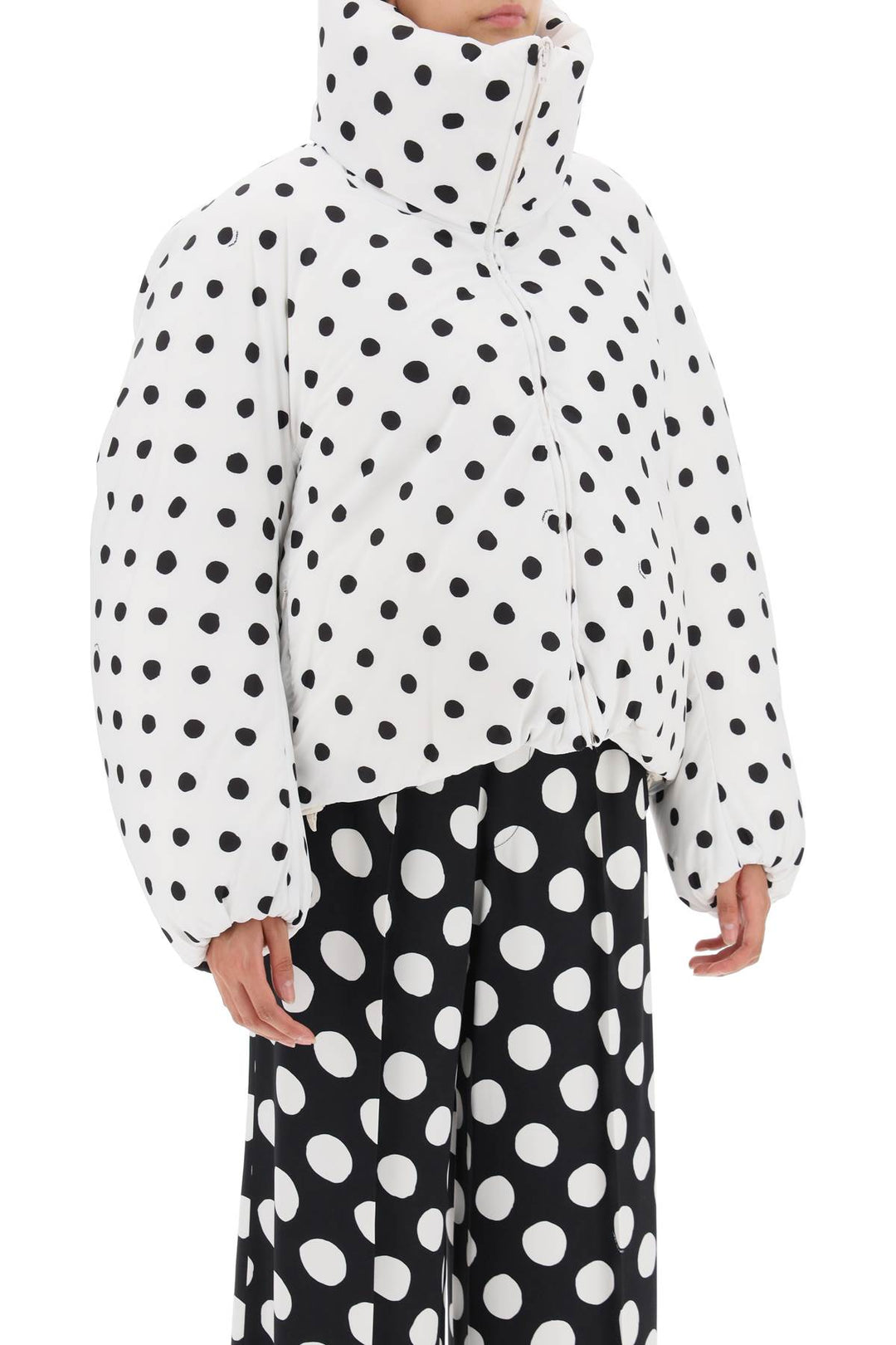 Polka Dot Puffer Jacket - Marni - Women