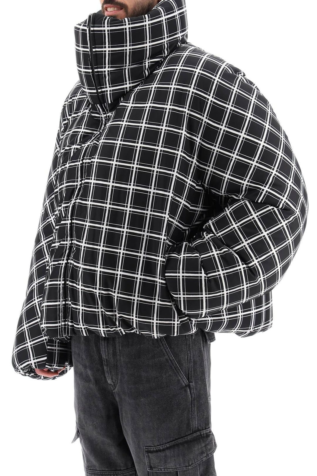 Dingyun Zhang Puffer Jacket With Check Motif - Marni - Men