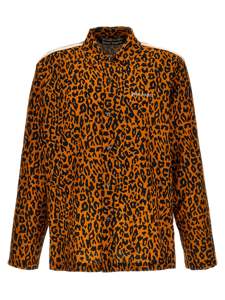 Palm Angels Cheetah Track Shirt and Blouse - Multicolor | bc9fac568440150622b412ad997a6994c05433ab
